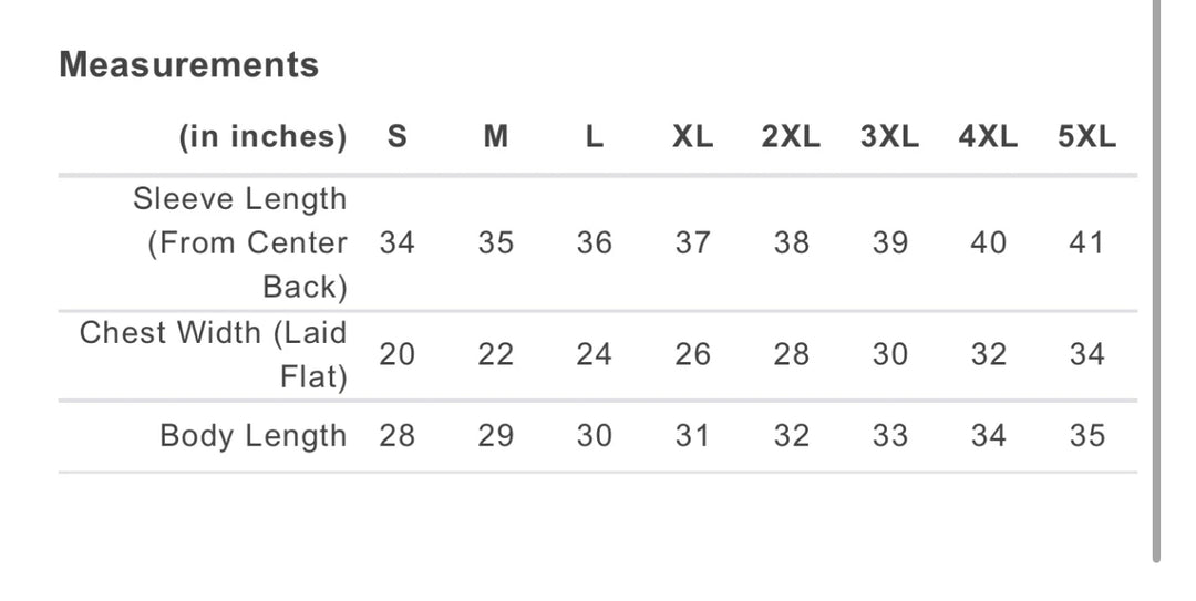 Size chart for big brain energy gray hoodie