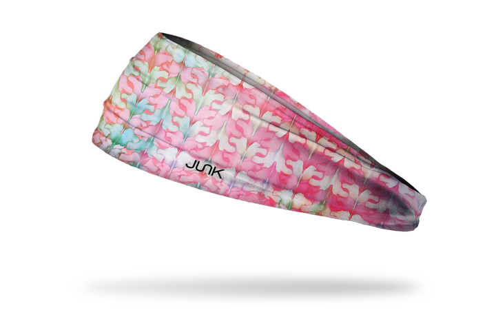A colorful Ladyspinedoc x Junk athletic headband