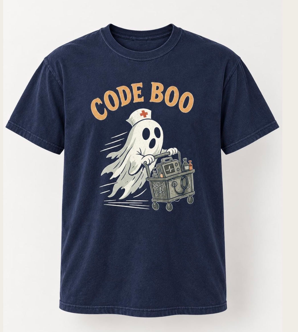 Code Boo Tee – Halloween Shirt for Healthcare Heroes